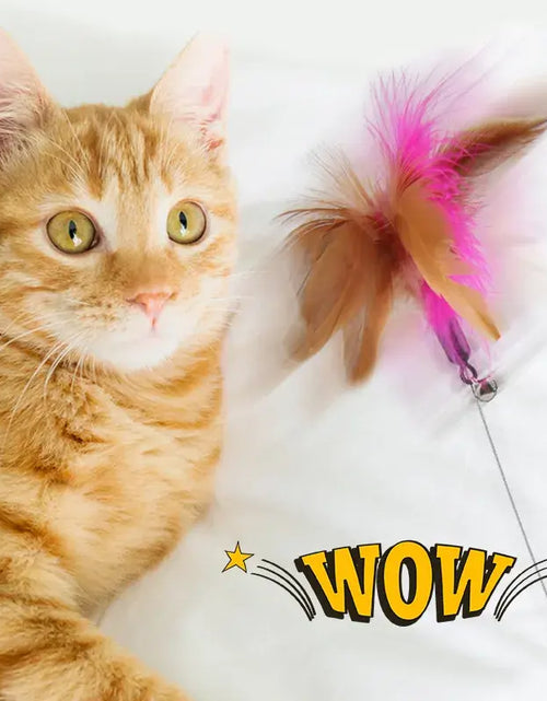Load image into Gallery viewer, Pets Collar Kitten Playing Teaser Wand
