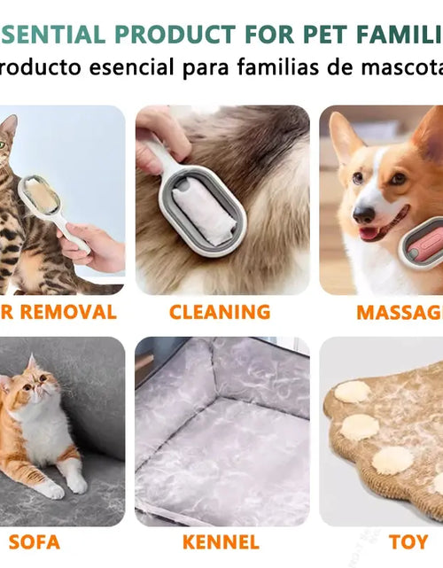 Load image into Gallery viewer, 3-in-1 Long Hair Remover Brush For Cats and Dogs
