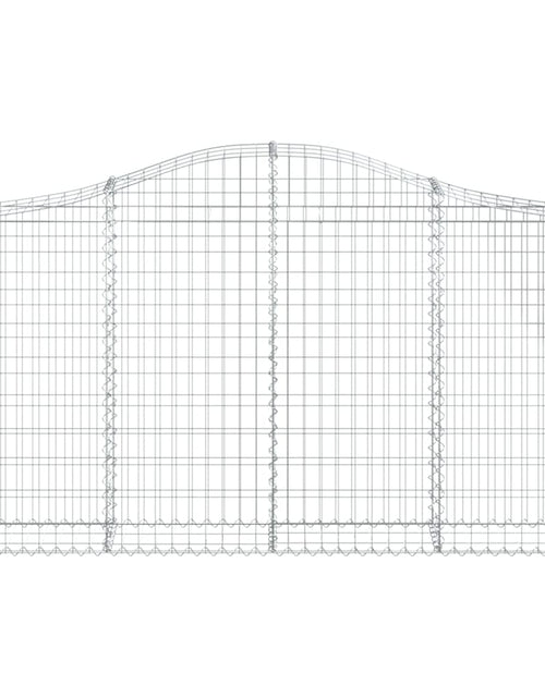 Load image into Gallery viewer, vidaXL Gabion Basket Arched Gabion Basket Planter for Flower Galvanized Iron-3
