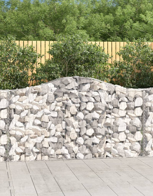 Load image into Gallery viewer, vidaXL Gabion Basket Arched Gabion Basket Planter for Flower Galvanized Iron-1
