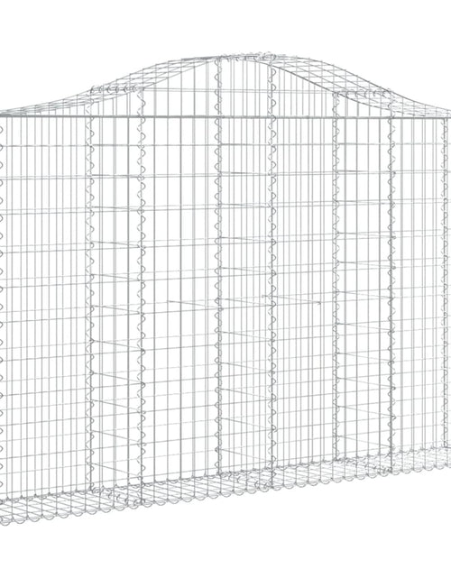 Load image into Gallery viewer, vidaXL Gabion Basket Arched Gabion Basket Planter for Flower Galvanized Iron
