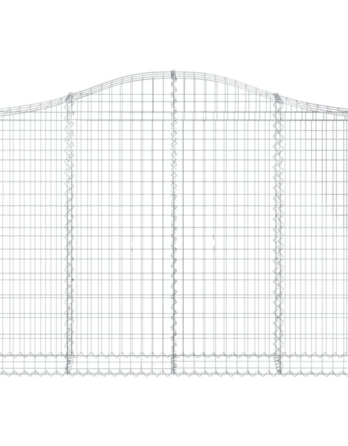 Load image into Gallery viewer, vidaXL Gabion Basket Arched Gabion Basket Planter for Flower Galvanized Iron
