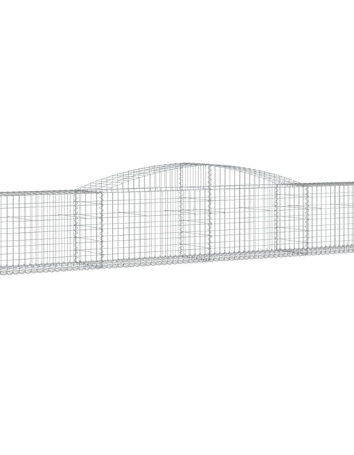 Load image into Gallery viewer, vidaXL Arched Gabion Baskets 7 pcs 157.5&quot;x19.7&quot;x23.6&quot;/31.5&quot; Galvanized Iron-0
