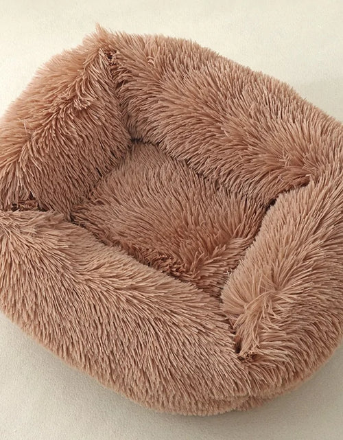 Load image into Gallery viewer, Plush Square Cat Bed: Warm Winter Pet Nest for Small Dogs and Cats
