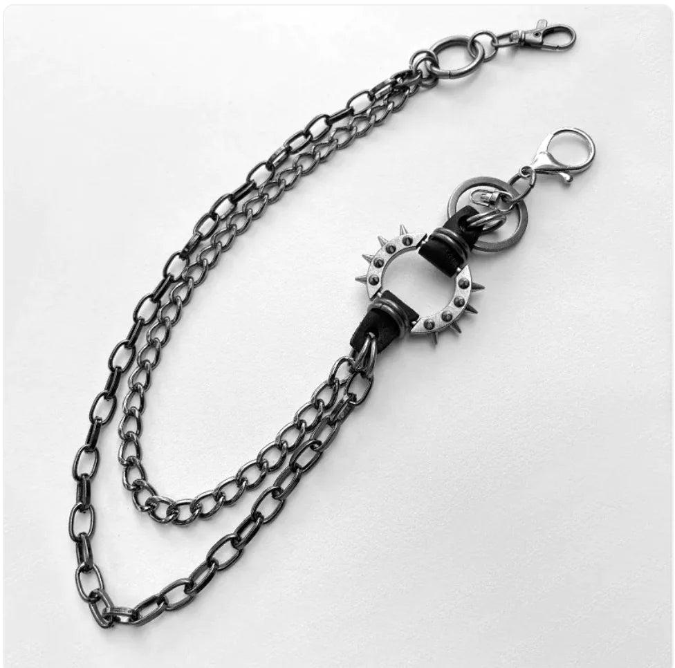 Trendy High Street Alloy Chain Waist Belt – Cool Rock Fashion Accessory