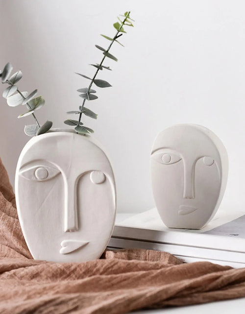 Load image into Gallery viewer, Human Face Expression Plant Pots
