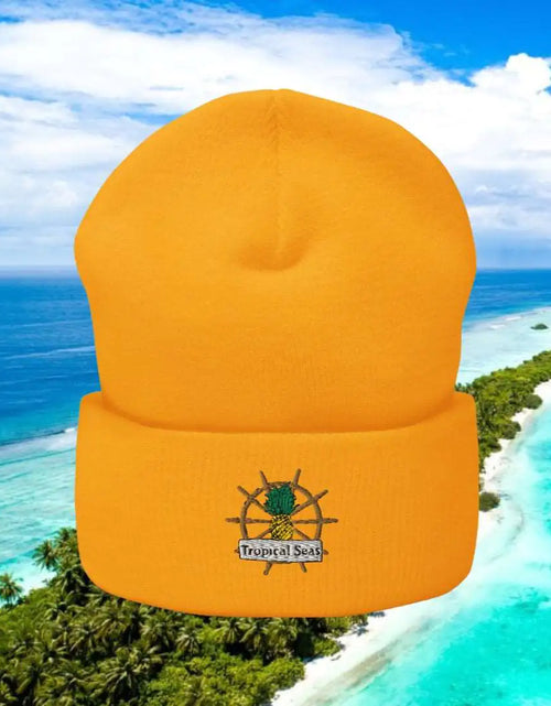Load image into Gallery viewer, OG Tropical Seas Cuffed Beanie
