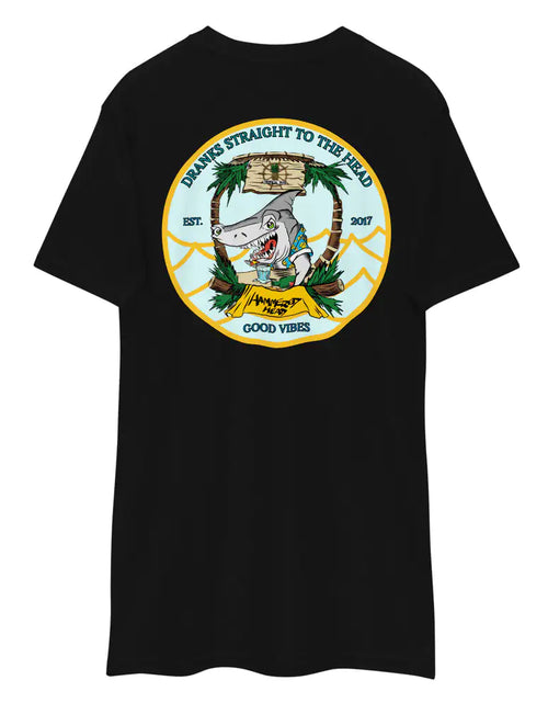 Load image into Gallery viewer, Men&#39;s Tropical Hammered Head Shark t-shirt
