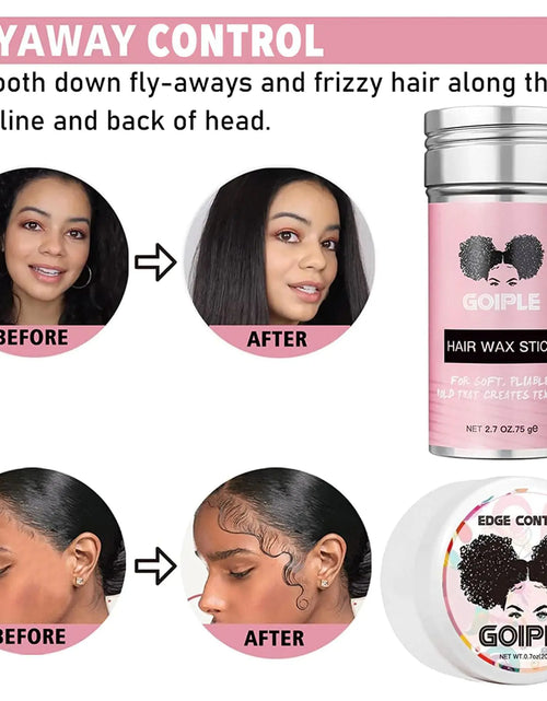 Load image into Gallery viewer, Wig Glue 1.28OZ, Waterproof Lace Front Wig Glue for Wigs with Tools and Hair Wax Stick (Wig Glue/Wig Glue Remover/Hair Wax Stick/Edge Control Wax/Elastic Band/Hair Dual Drush) flower scent-6pcs
