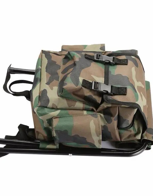 Load image into Gallery viewer, Folding Stool Backpack
