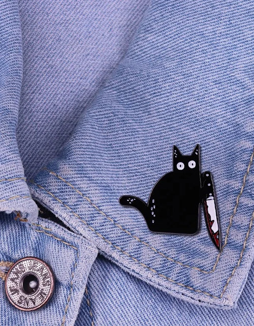 Load image into Gallery viewer, Slayer Cat Brooch
