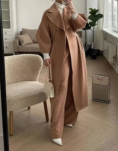 Load image into Gallery viewer, Vintage Lantern Sleeve Lapel Jacket
