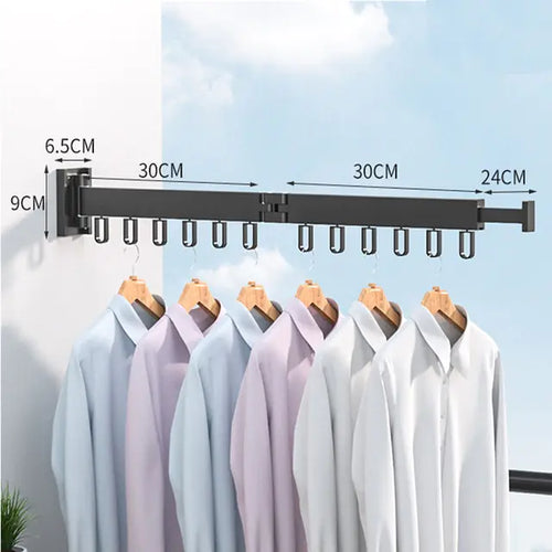 Load image into Gallery viewer, Retractable Cloth Drying Rack
