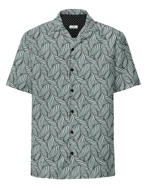 Load image into Gallery viewer, Grey Palm button shirt
