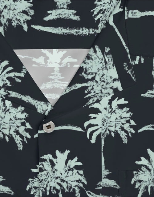 Load image into Gallery viewer, Men&#39;s Midnight Island Hawaiian Shirt
