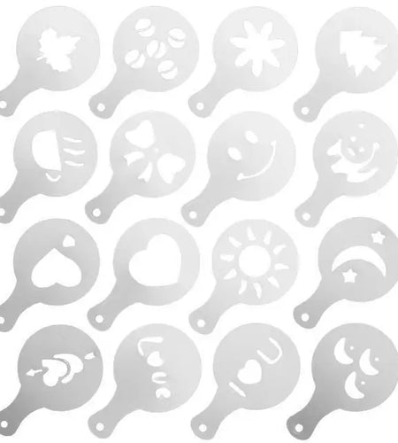 Cute Coffee Instant Art Stencils