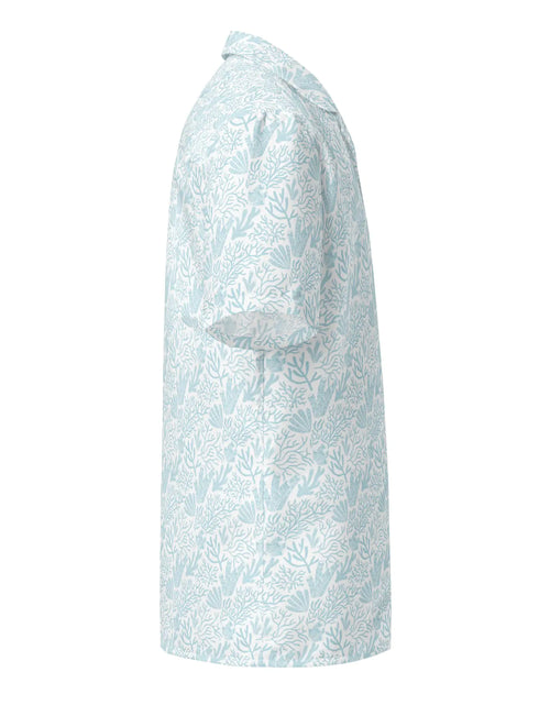 Load image into Gallery viewer, Coral Reef Resort Button Down Hawaiian Shirt - Coastal Summer 2024 Collection
