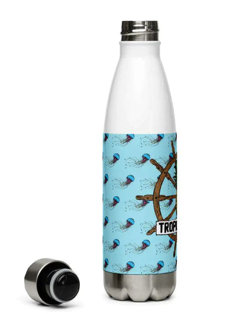 Load image into Gallery viewer, Tropical Seas Jellyfish Stainless Steel Water Bottle
