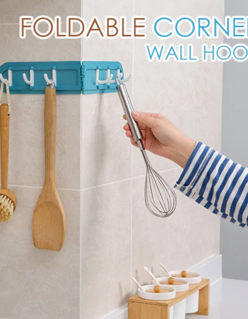 Load image into Gallery viewer, Foldable Corner Wall Hooks
