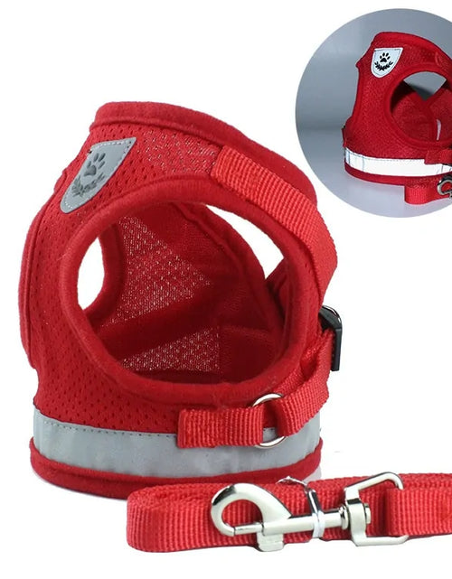 Load image into Gallery viewer, Secure Reflective Harness Set For Small Pets
