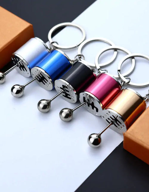 Load image into Gallery viewer, Car Gear Keychain
