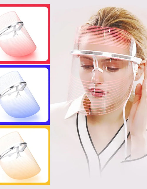 Load image into Gallery viewer, LED Photon Light Therapy Facial Mask
