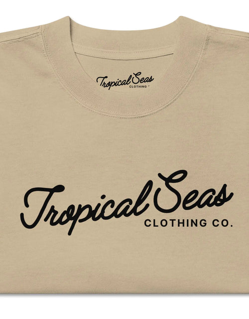 Load image into Gallery viewer, Oversized Tropical Seas Printed Faded T-shirt
