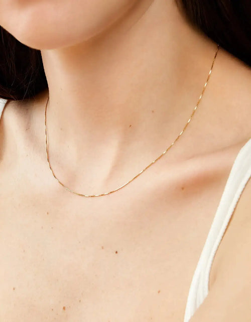 Load image into Gallery viewer, Baby Box Chain Necklace

