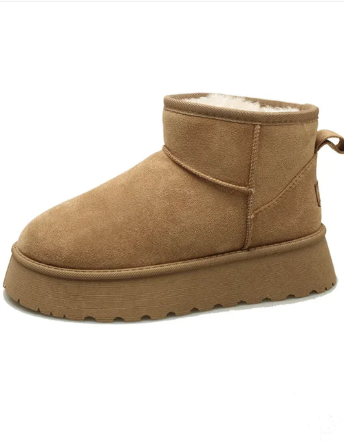 Load image into Gallery viewer, Winter-Ready Fleece-Lined Suede Cotton Shoes – Cozy All-Match Style
