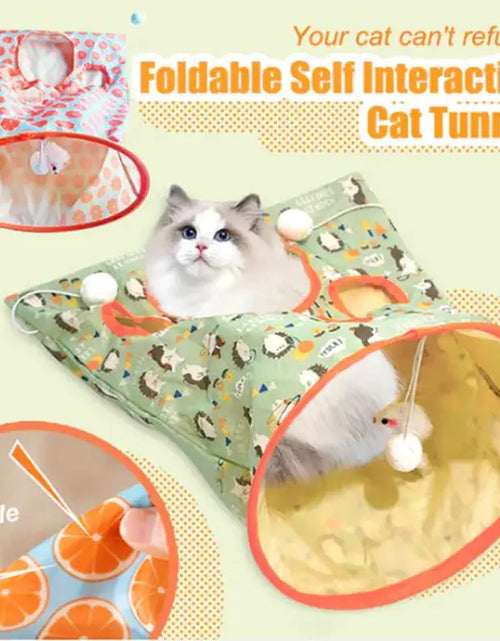 Load image into Gallery viewer, Endless Fun Portable Tunnel Bag For Cats
