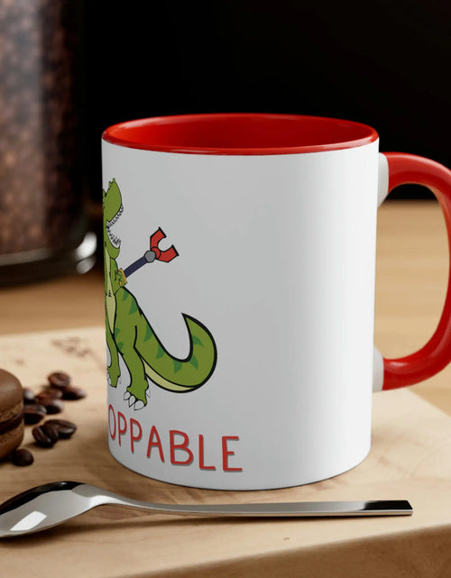 Load image into Gallery viewer, Unstoppable T-Rex Mug
