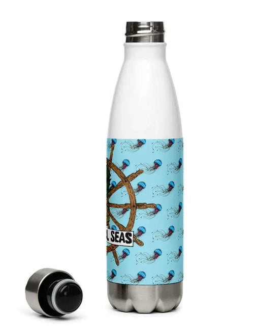Load image into Gallery viewer, Tropical Seas Jellyfish Stainless Steel Water Bottle
