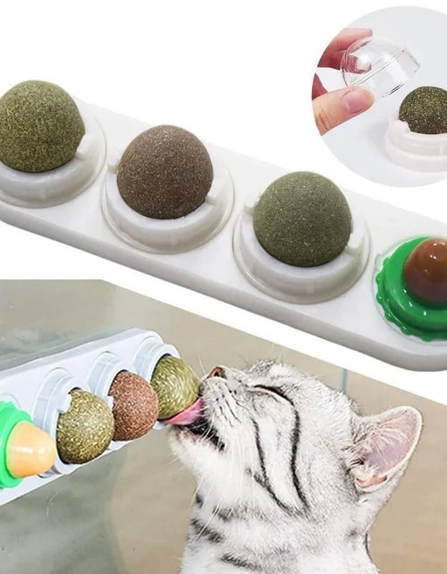 Load image into Gallery viewer, Catnip Wall Ball Toys For Cats
