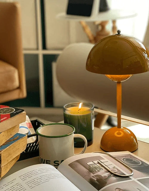 Load image into Gallery viewer, Flowerpot Rechargeable Mushroom Table Lamp
