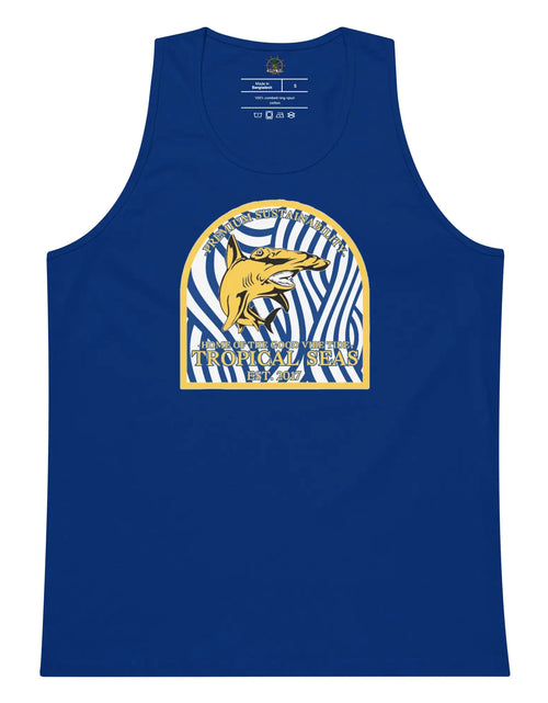 Load image into Gallery viewer, Men’s Premium Hammerhead Shark Tank Top
