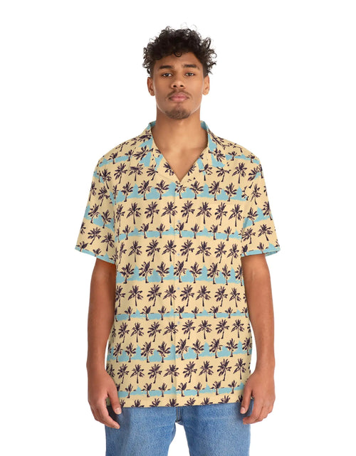 Load image into Gallery viewer, Men&#39;s Tropical Sunset Hawaiian Shirt
