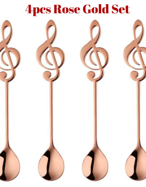 Load image into Gallery viewer, Musical Note Coffee Spoons
