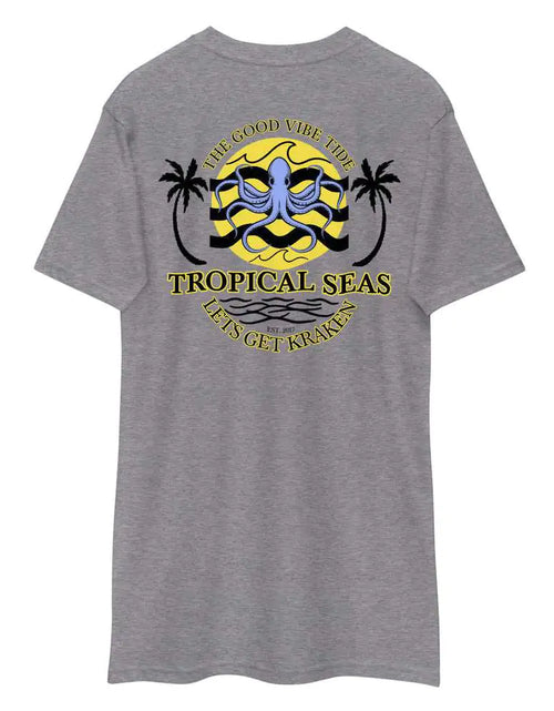 Load image into Gallery viewer, Men&#39;s Tropical Lets Get Kraken Octopus T-shirt
