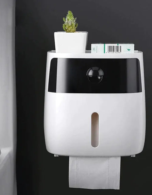 Load image into Gallery viewer, Multipurpose Wall Mounted Toilet Paper Dispenser
