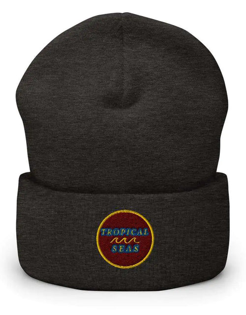 Load image into Gallery viewer, Tropical Maroon Beanie
