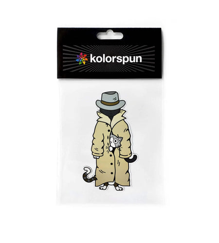 Trench Coat Cats Magnet
