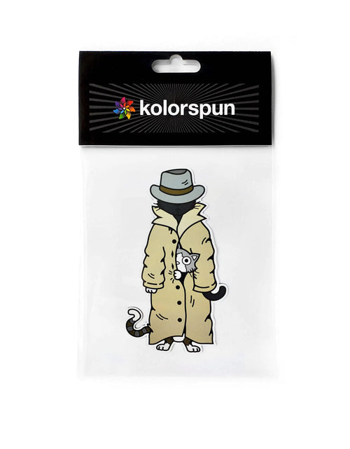 Load image into Gallery viewer, Trench Coat Cats Magnet
