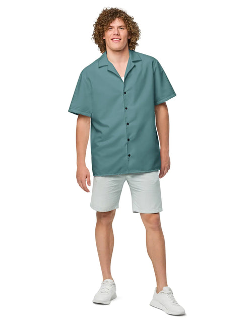 Load image into Gallery viewer, Ocean Green button shirt
