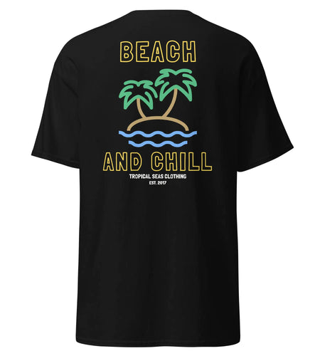Embroidered Beach and Chill Classic Tee