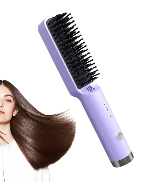 Load image into Gallery viewer, Fast Heated Straightener Brush Hair
