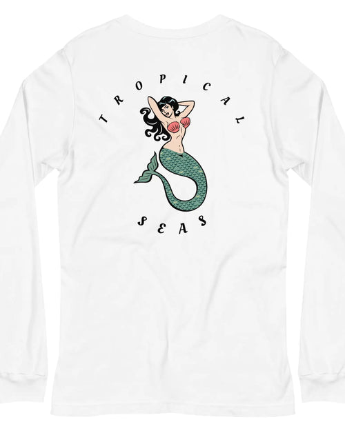 Load image into Gallery viewer, Tropical Mermaid Long Sleeve Shirt
