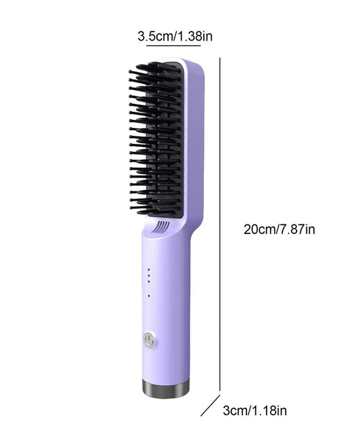 Load image into Gallery viewer, Fast Heated Straightener Brush Hair
