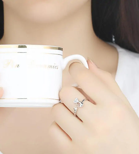 Cat Charm Ring