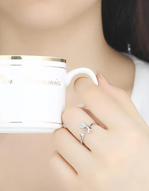 Load image into Gallery viewer, Cat Charm Ring
