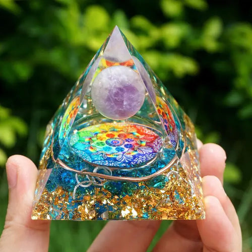 Load image into Gallery viewer, Orgonite Pyramid
